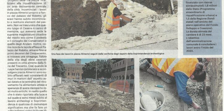 Ritrovamenti archeologici nel centro di Cesena